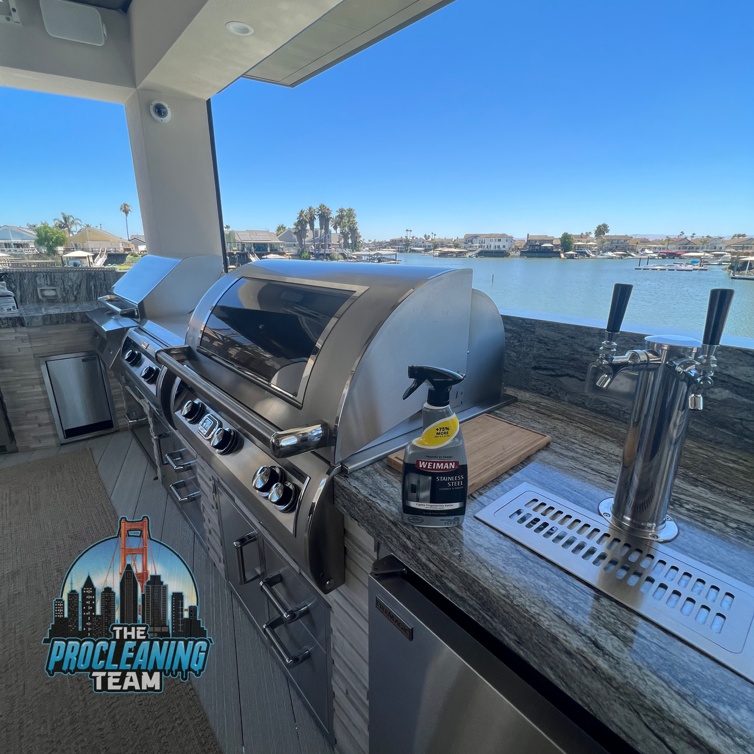 Clean bbq on the delta