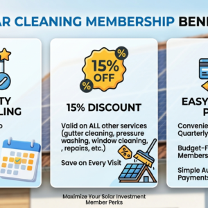 Solar Cleaning Membership